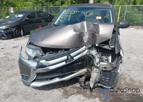 2016 Mitsubishi Outlander Es из США, поврежденный, VIN JA4AZ3A3XGZ035357